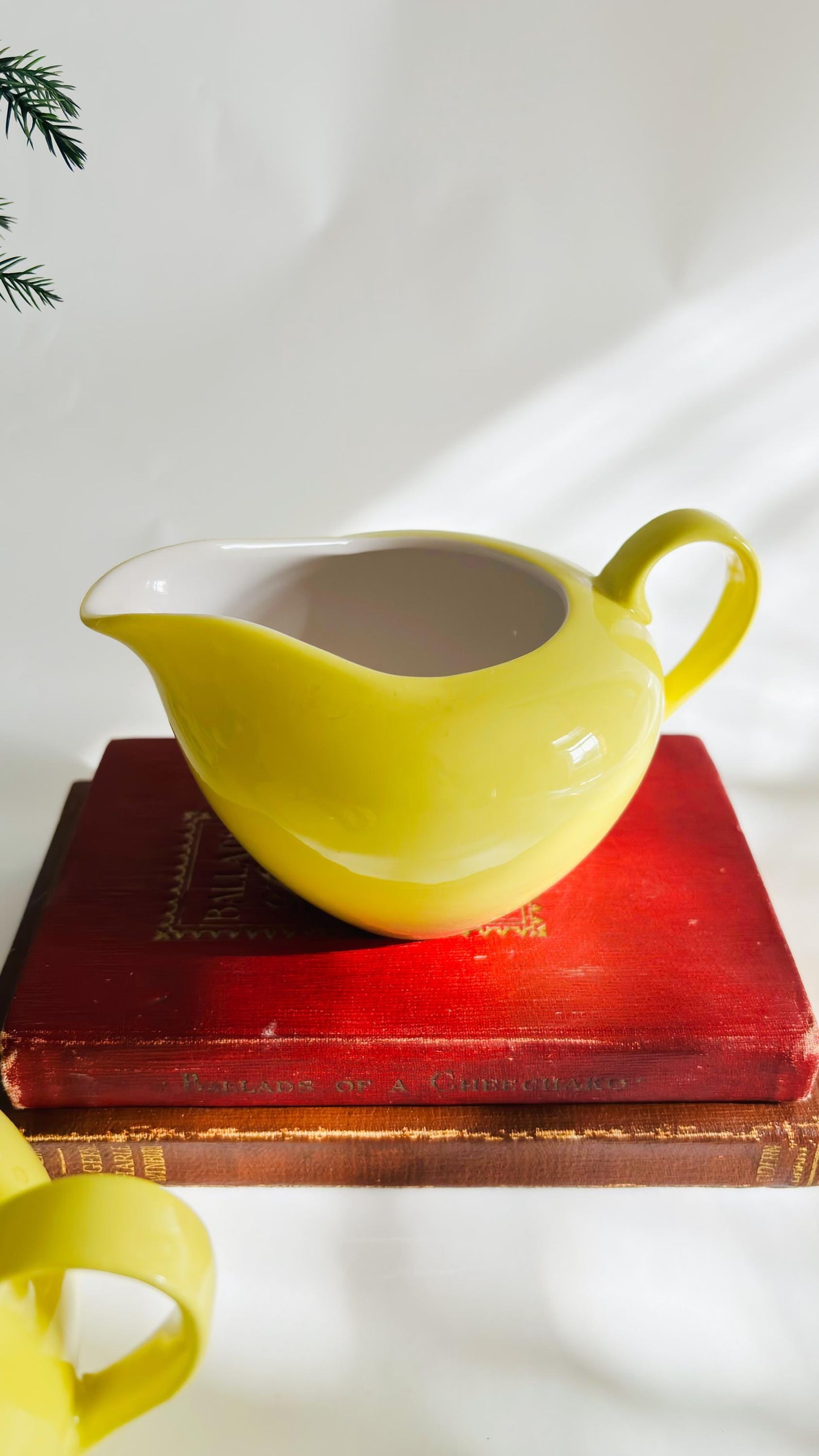 Vintage Chartreuse Sunnyvale Titan Ironstone ware Cream & Sugar Set - Made in Japan | Rare Collectible | Entertaining | Free Shipping