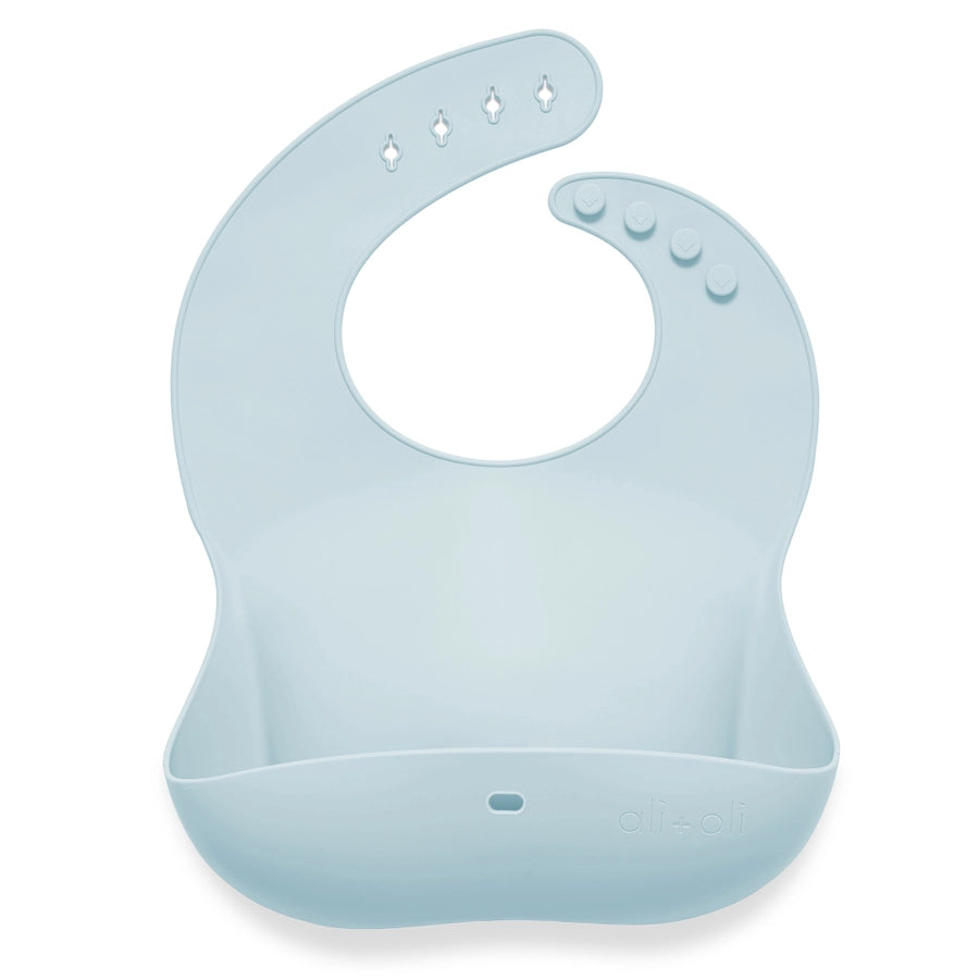 Waterproof Silicone Bib-Blue