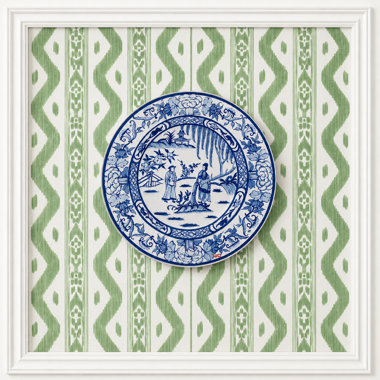 "The Meeting" Acrylic Wall Plate