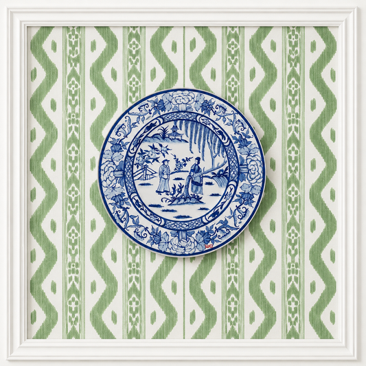 "The Meeting" Acrylic Wall Plate