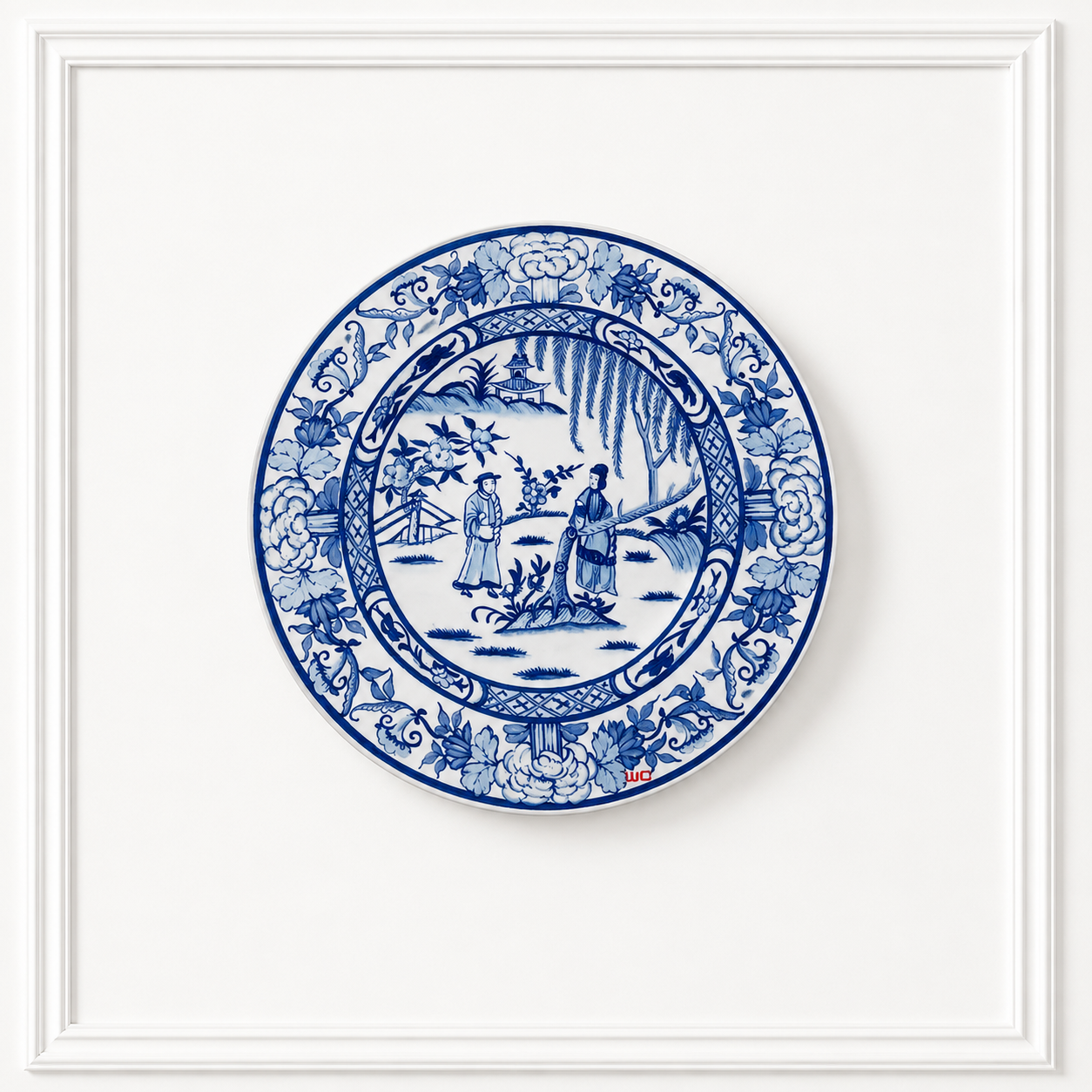 "The Meeting" Acrylic Wall Plate