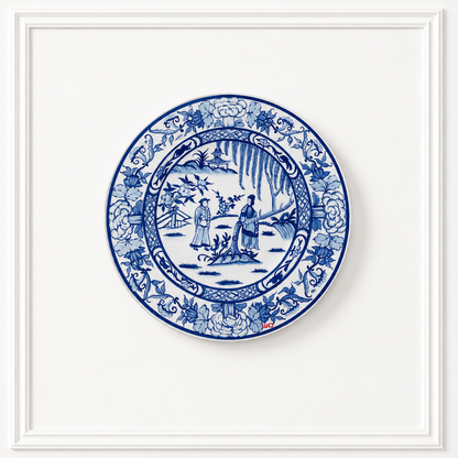 "The Meeting" Acrylic Wall Plate