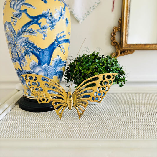 Brass Butterfly Wall Decor | Charming Nursery Artwork | Perfect for Kids' Rooms - Free Shipping!