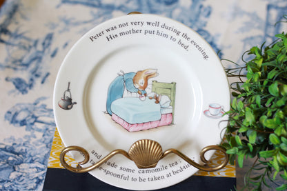 Vintage Peter Rabbit Nursery Set by Wedgewood | 3-Piece Children's Tableware | Collectible Baby Dish Set - Free Shipping!