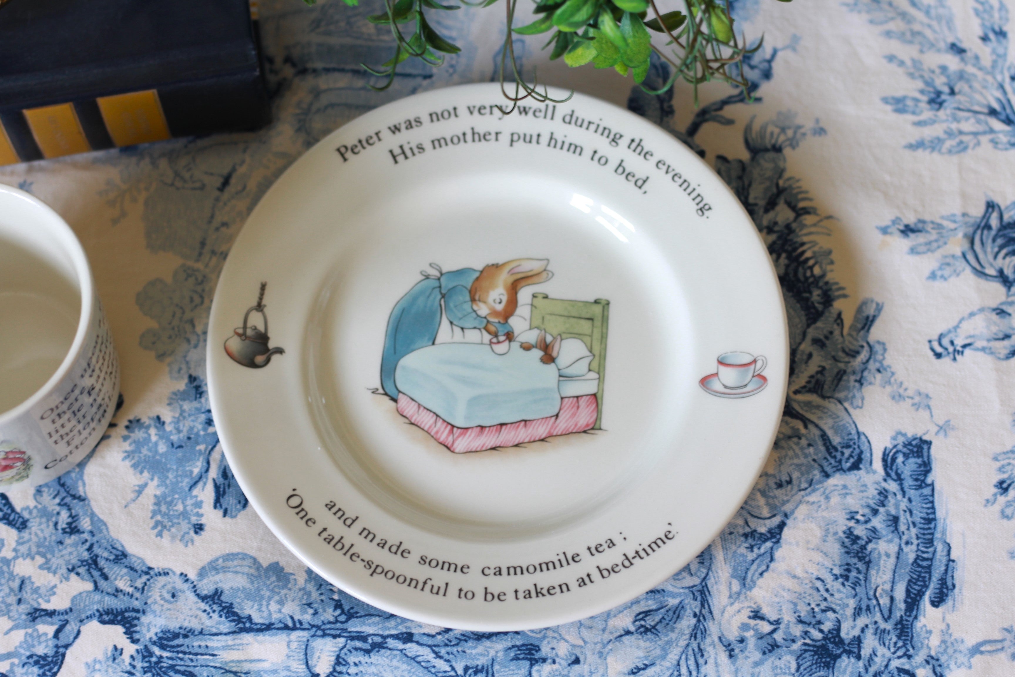 Shops Collectable Peter Rabbit Nursery Set made by Wedgewood of England