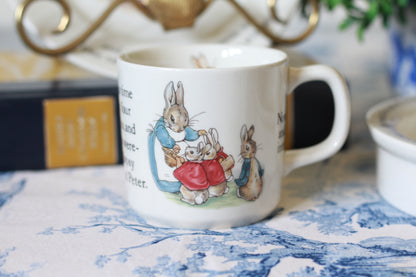 Vintage Peter Rabbit Nursery Set by Wedgewood | 3-Piece Children's Tableware | Collectible Baby Dish Set - Free Shipping!