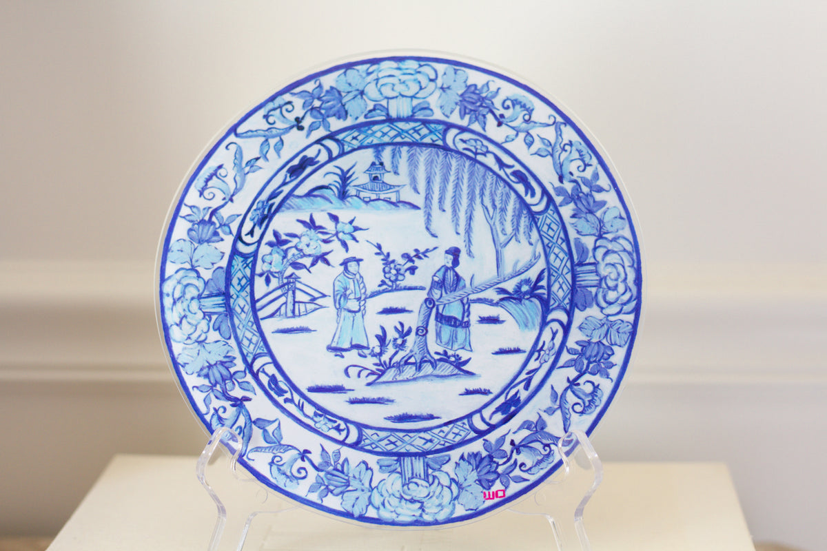 "The Meeting" Acrylic Wall Plate