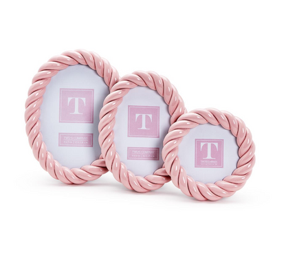 Pink Twist Set of 3 Photo Frame 