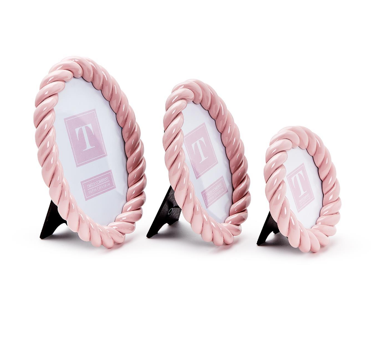 Pink Twist Set of 3 Photo Frame 